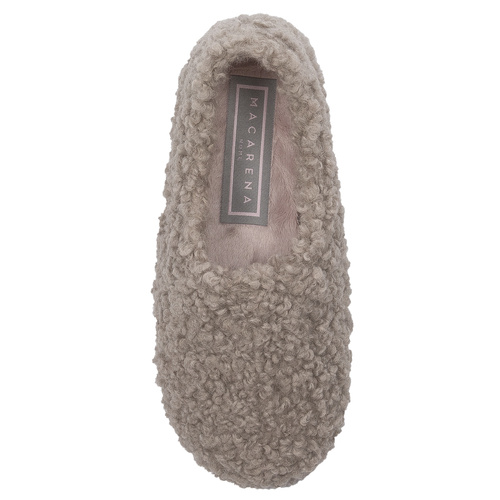 Macarena ANAIS199 Taupe home slippers