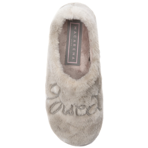 Macarena ANAIS218 Beige home slippers