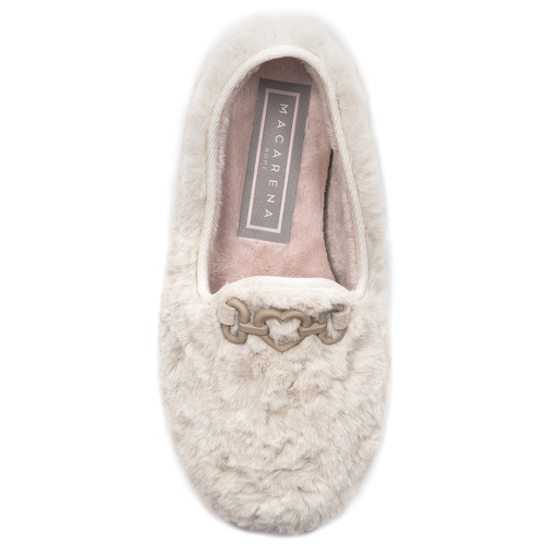 Macarena ANAIS218 Beige home slippers