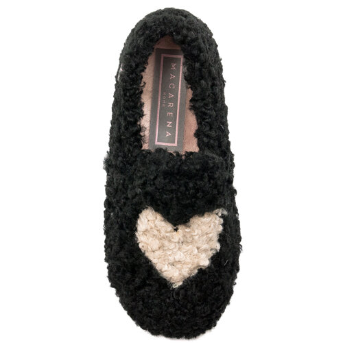 Macarena ANAIS22 Negro Arena Black house slippers