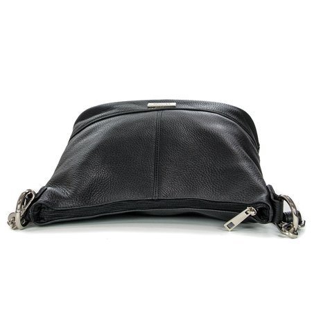 Maciejka 000B2-01/00-0 B2 Black Leather Handbag
