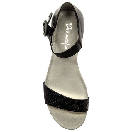 Maciejka 00326-19-00-5  Black Sandals
