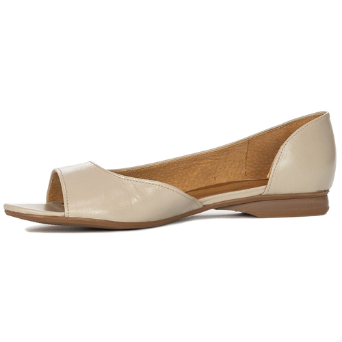 Maciejka 00554-10/00-5 Beige 501 Flat Shoes