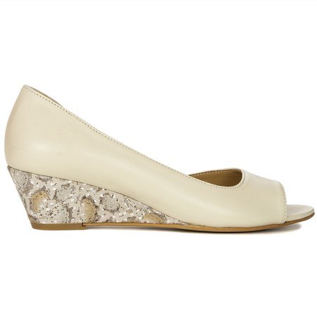 Maciejka 01304-53-00-1 Beige Gold Flat Shoes