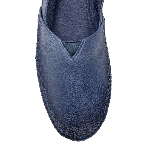 Maciejka 01930-16/00-0 Navy Blue Flat Shoes