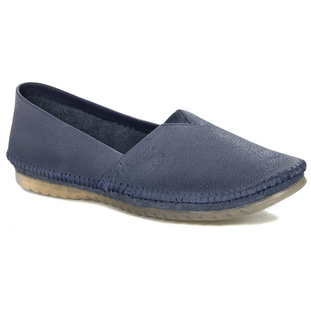 Maciejka 01930-17-00-0 Navy Blue Flat Shoes