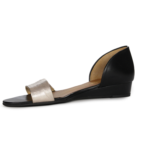 Maciejka 01971-67/00-5 Women Black Gold Sandals
