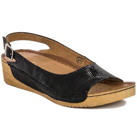 Maciejka 01974-20-00-5 Black Sandals