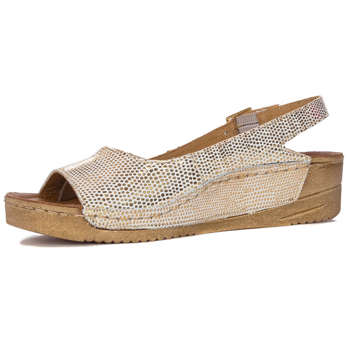 Maciejka 01974-25/00-5 Gold Sandals