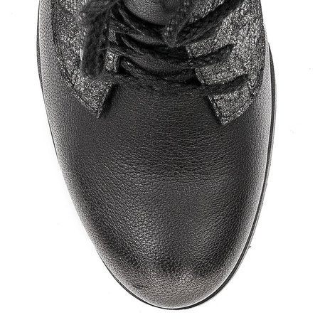 Maciejka 02113-35/00-3 Black Silver Boots