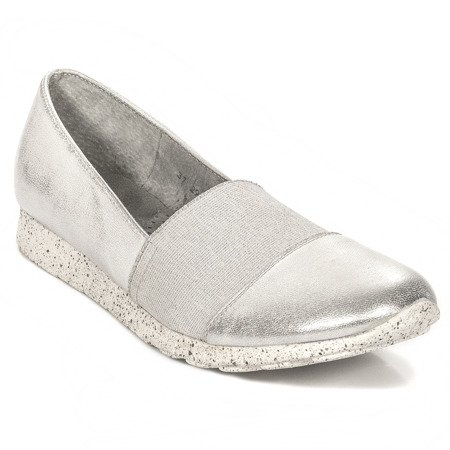 Maciejka 02962-11-00-5 Silver Flat Shoes