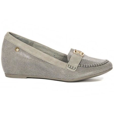 Maciejka 02989-03-00-5 Gray Flat Shoes