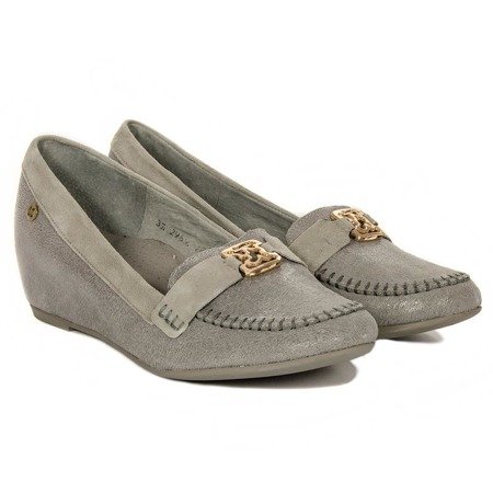 Maciejka 02989-03-00-5 Gray Flat Shoes