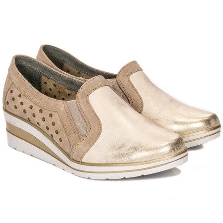 Maciejka 02999-04-00-5 Beige Flat Shoes