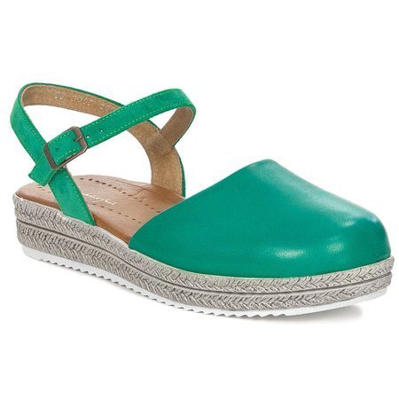 Maciejka 03065-09/00-5 Green Sandals