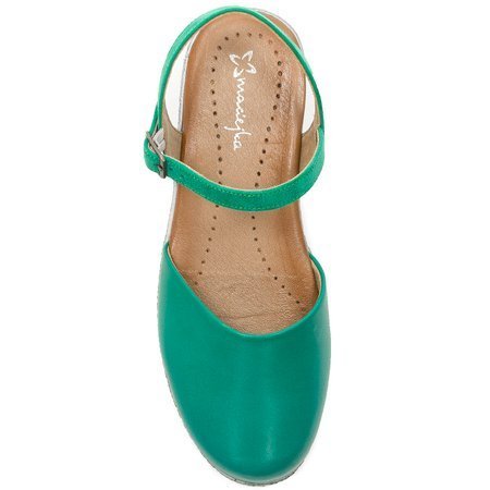 Maciejka 03065-09/00-5 Green Sandals