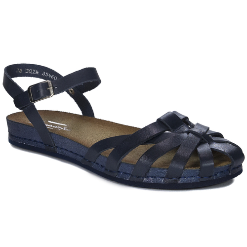 Maciejka 03074-17/00-0 Navy Blue Sandals