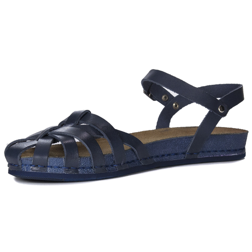 Maciejka 03074-17/00-0 Navy Blue Sandals