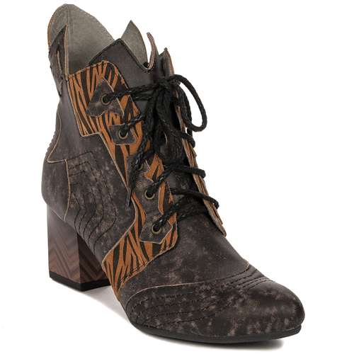 Maciejka 03194-02/00-5 Brown Lace-up Boots