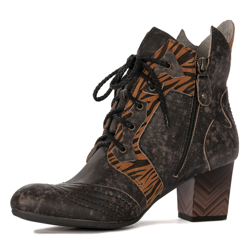 Maciejka 03194-02/00-5 Brown Lace-up Boots