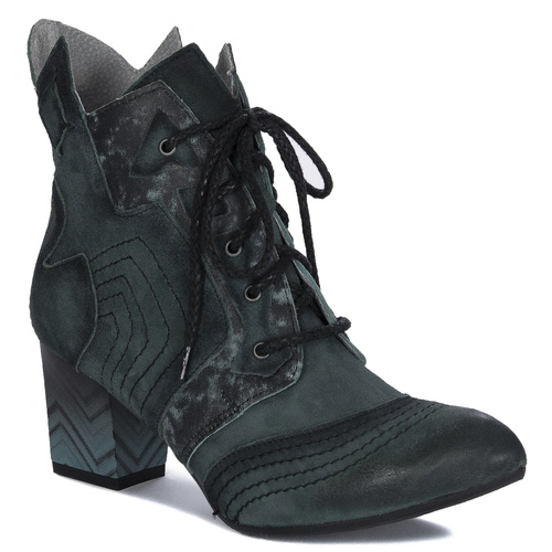 Maciejka 03194-09/00-5 Green Lace-up Boots