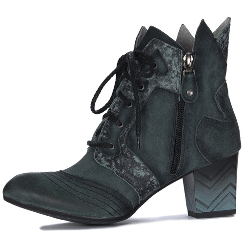 Maciejka 03194-09/00-5 Green Lace-up Boots