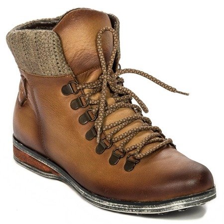 Maciejka 03276-02-00-3 Brown Lace-up Boots