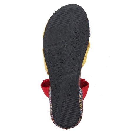 Maciejka 03375-43/00-5 Red, Yellow Sandals