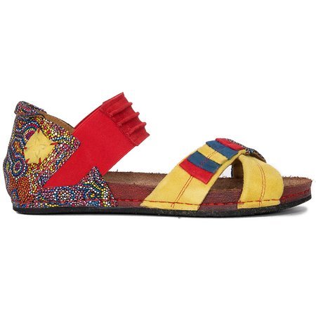 Maciejka 03375-43/00-5 Red, Yellow Sandals