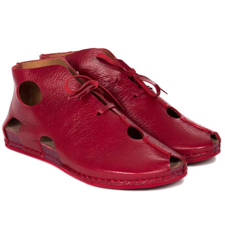 Maciejka 03426-08-00-0 Red Flat shoes