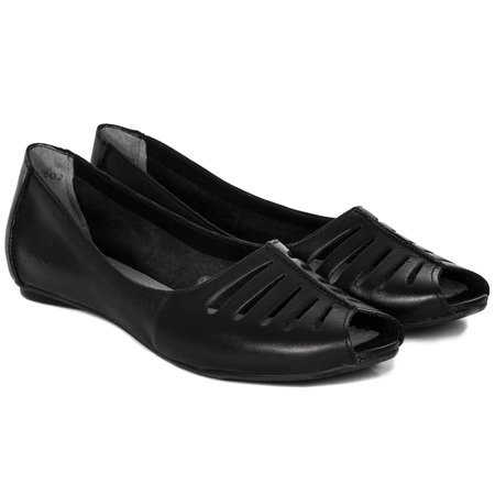 Maciejka 03497-01-00-6 Black Flat Shoes