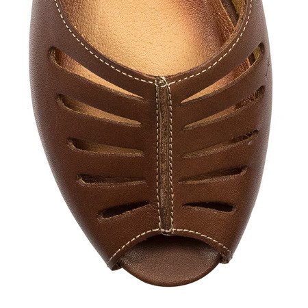 Maciejka 03497-02-00-6 Brown Flat Shoes