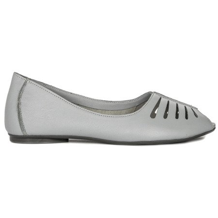 Maciejka 03497-06-00-6 Gray Flat Shoes