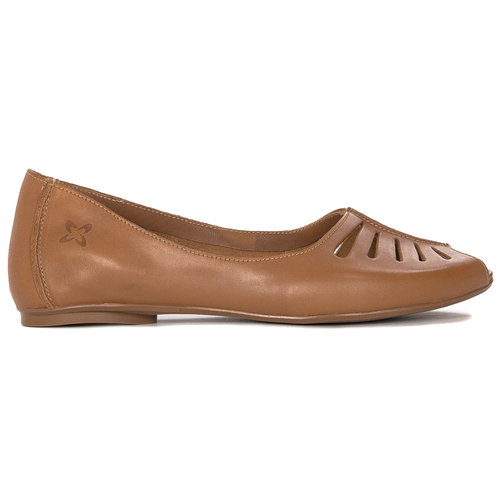 Maciejka 03497-29/00-6 Brown Flat Shoes