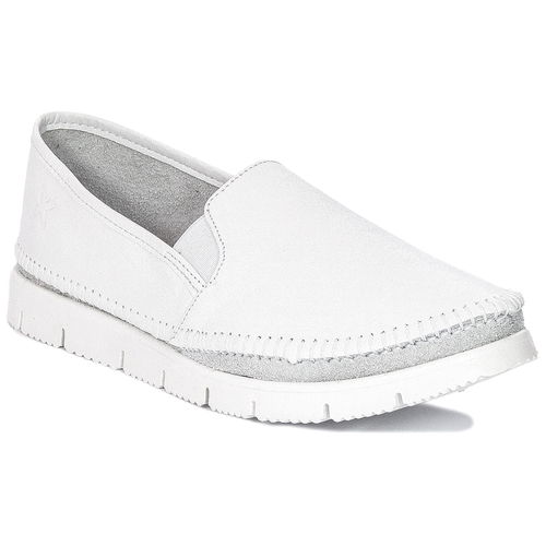 Maciejka 03512-26/00-5 White Flat Shoes