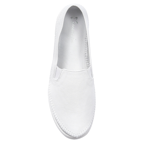 Maciejka 03512-26/00-5 White Flat Shoes