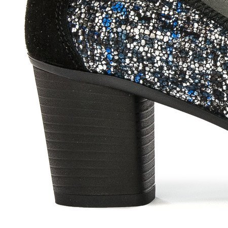 Maciejka 03763-44/00-5 Black+Dots Pumps