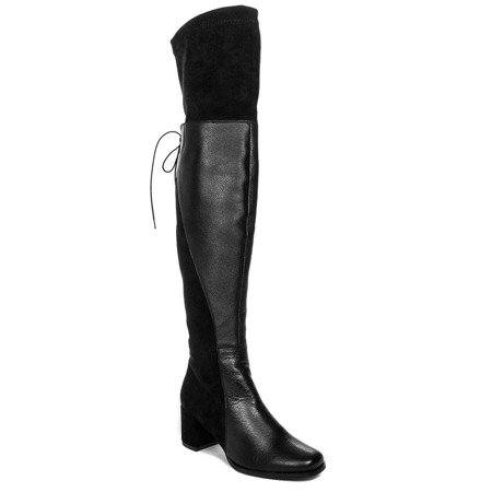 Maciejka 03878-01-00-7 Black Knee-high Boots