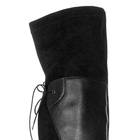 Maciejka 03878-01-00-7 Black Knee-high Boots