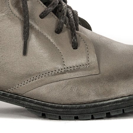 Maciejka 03959-03-00-3 Gray Lace-up Boots