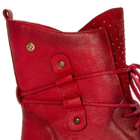 Maciejka 03959-08-00-3 Lace-up Boots Red