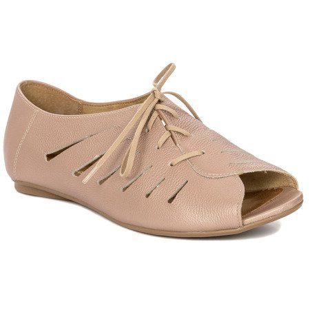 Maciejka 03973-04-00-5 Beige Flat Shoes