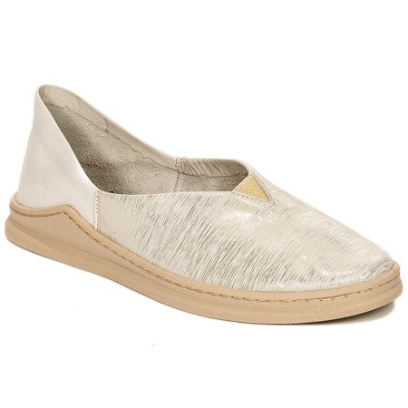 Maciejka 04078-04-00-0 Beige & Gold Flat Shoes