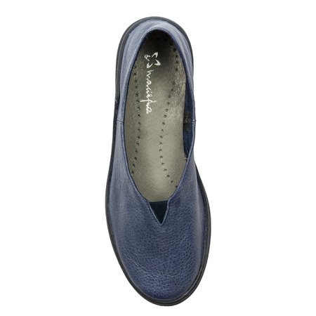 Maciejka 04078-17-00-0 Blue Flat Shoes