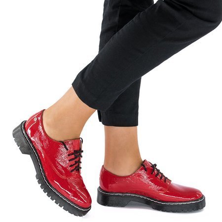 Maciejka 04087-08-00-5 Red Flat Shoes