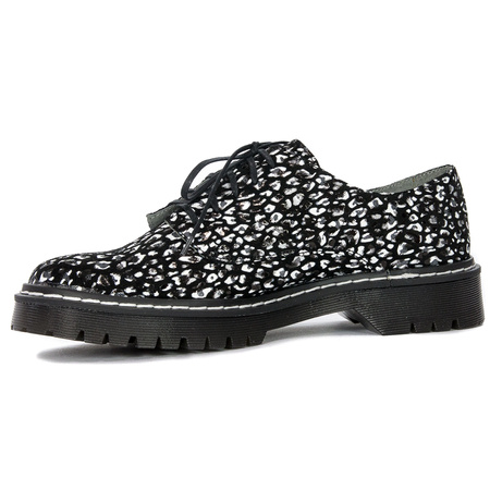 Maciejka 04087-48/00-5 Black, White Flat Shoes