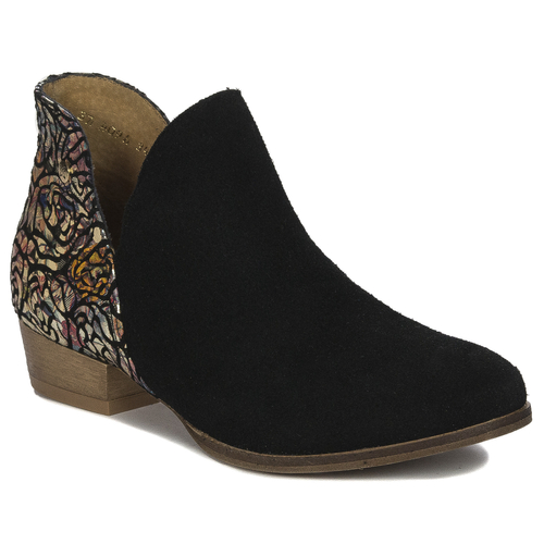 Maciejka 04091-58/00-5 Black+Flowers Boots