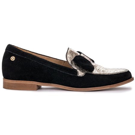 Maciejka 04099-45-00-1 Black Gold Flat Shoes
