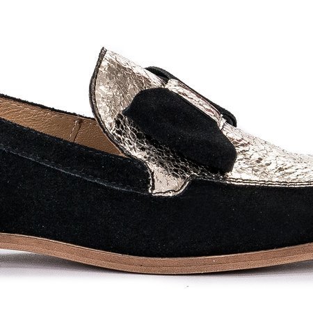Maciejka 04099-45-00-1 Black Gold Flat Shoes