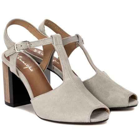 Maciejka 04117-03-00-1 Gray Pumps